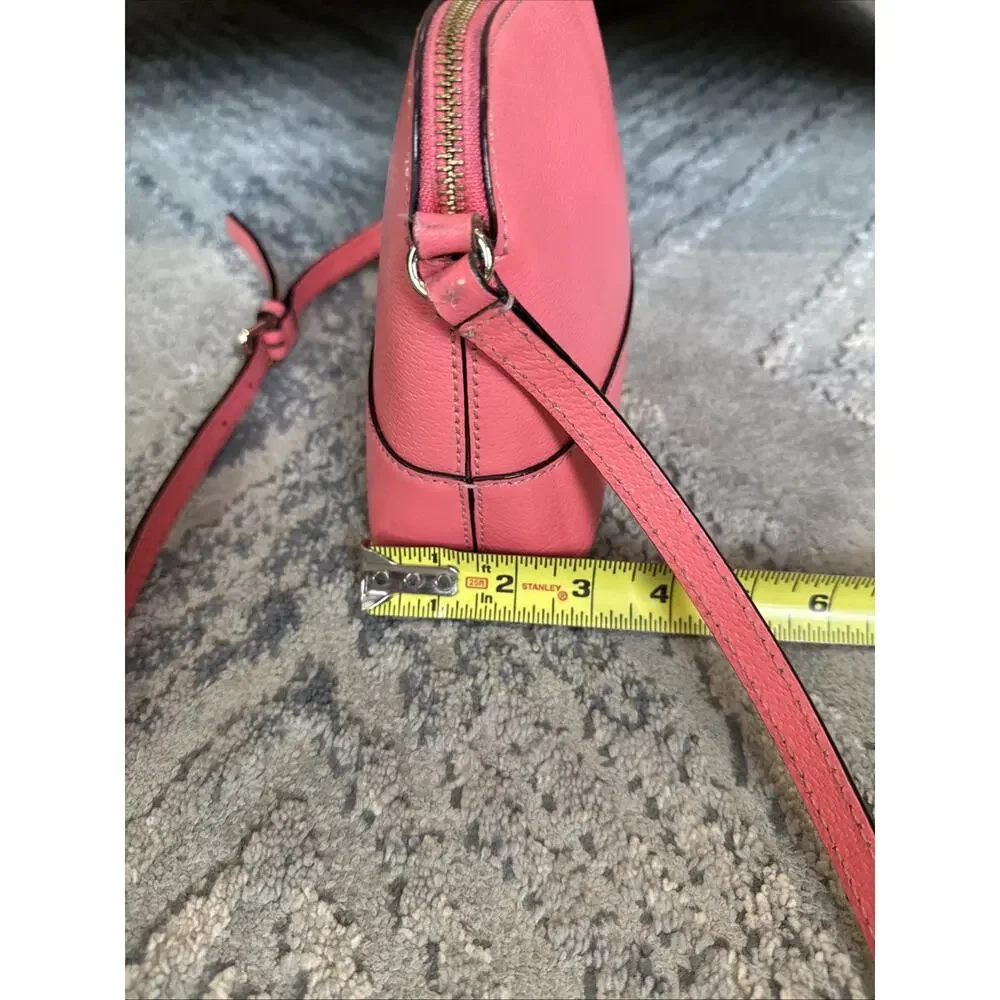 Watermelon Pink Kate Spade Dome Crossbody Purse